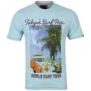 Tokyo Laundry Men's World Tour T-Shirt - Angel Blue - S - Angel Blue Image 1