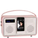 View Quest Retro1 DAB with iPhone Dock - Pink Image 1
