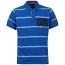 Tokyo Laundry Men's Gordon Polo Top - Blue - S - Blue Image 1
