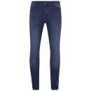 Brave Soul Men's Conway Skinny Jeans - Blue - 30R - Blue Image 1