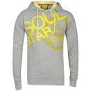 Soul Star Men's Thud DV8 Hooded Sweatshirt - Grey Melange - S - Grey Image 1