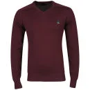 Bench Men's Unbeatable Knitted Jumper - Port Royal - S - Port Royal (Plum) Image 1