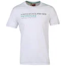 Puma Men's Mercedes Petronas Team T-Shirt - White - S - White Image 1
