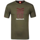 Fenchurch Men's Jersey Icon T-Shirt - Olive Green/Wine/White - S Image 1