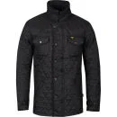 Le Breve Men's Mario Quilted Jacket - Grey - S - Grey Image 1