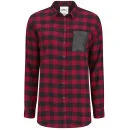 ONLY Women's Joy Tartan Shirt - Red - XS/UK 4 - Red Image 1