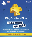 PlayStation Plus Card 90 Day Subscription Image 1