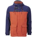Brave Soul Men's Defence Jacket - Rust/Royal - S - Rust/Royal Image 1