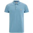 Bench Men's Brushed Neck Crystalline Polo Shirt - Delphinium Blue - S - Blue Image 1
