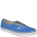 Vans Authentic Washed Demin Trainers - Skydiver / True White - 3 - (Washed) skydiver/true white Image 1