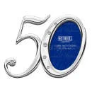 Silver Diamond Birthday Frame - 50th Image 1
