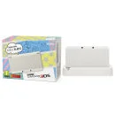NEW 3DS White Console - Includes White Charging Cradle Image 1