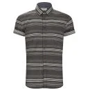 Jack & Jones Men's Duffle Shirt - Dark Grey - S - Dark Grey Image 1
