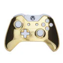 Xbox One Wireless Custom Controller - Chrome Gold - White Buttons Image 1