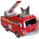 Cat play houses - Fire Engine Image 1