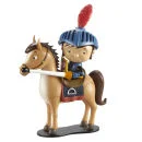 Mike The Knight Deluxe Figure - Mike On Galahad Image 1
