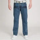 Galvanise Men's Tudor Belted Jean - Stone Wash - 30R - Stone Wash Image 1