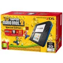 Nintendo 2DS Blue and Black Console - Includes New Super Mario Bros 2 Image 1