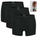 DKNY Men's 3-Pack Hip Boxers - Black - S - Black Image 1