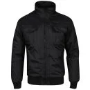 Soul Star Men's Goddy Plain Jacket - Black - S - Black Image 1