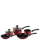 Tefal A161S545 Bistro Red 5 Piece Set Image 1