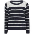 ONLY Women's Gossip Knitted Jumper - Navy Blazer - XS/UK 6 - Multi Image 1