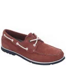 Rockport Men's Summer Tour 2 Eye Boat Shoes - Red/Navy - 6.5 - Red/Navy Image 1