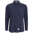 Boxfresh Men's Cabelline Shirt - Mid Navy - S - Mid Navy Image 1