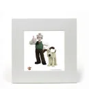 Wallace and Gromit Thumbs Up Fine Art Print Image 1