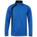 Reebok Men's Half Zip Long Sleeved T-Shirt - Blue - XXL - Blue Image 1