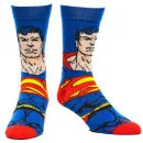 DC Comics Superman Crew Socks - One Size - Blue Image 1