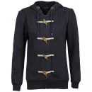 Brave Soul Women's Toggle Jersey Jacket - Navy - S - Navy Image 1