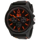 Crosshatch Men's Case Watch - Black/Orange Image 1