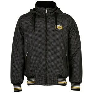 Everlast Men's Hood All Over Print Jacket - Black/Charcoal/Yellow - S - Black/Charcoal/Yellow Image 1