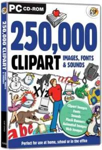 250,000 Clipart Images, Fonts & Sounds Image 1
