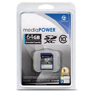 Centon 64GB Class 10 SDXC Card Image 1