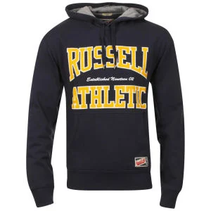 Russell Athletic Men's Coyne Hoody - Navy - S - Navy Image 1