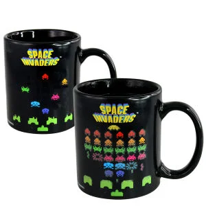 Space Invaders Colour Changing Mug - Multi Image 1