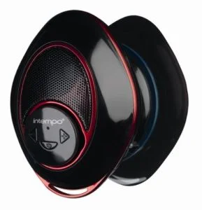 Intempo Waterproof Bathroom Bluetooth Speaker - Black Image 1