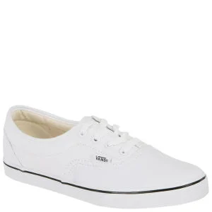 Vans LPE Canvas Trainers - True White - 3 - True White Image 1
