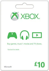 Xbox Gift Card - £10 Image 1