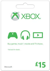 Xbox Gift Card - £15 Image 1