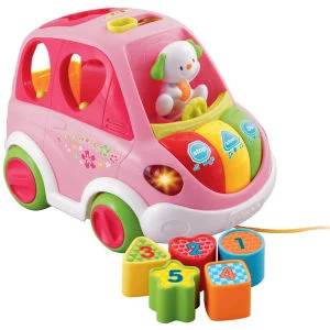 Vtech Sort and Learn Car - Pink Image 1