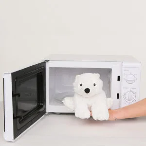 Cozy Heatable Plush Polar Bear Image 1