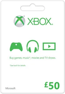 Xbox Gift Card - £50 Image 1