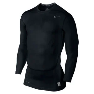 Nike Men's Core 2.0 Compression Long Sleeve Top - Black - S - Black Image 1
