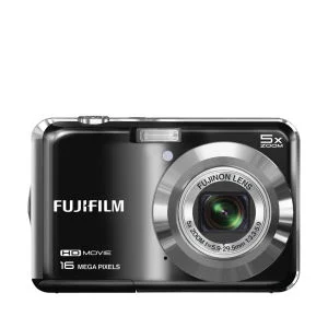 Fujifilm FinePix AX650 Compact Digital Camera (16MP, 5x Optical Zoom, 2.7 Inch LCD) - Black Image 1