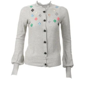 nümph Womens Melody Cardigan - Grey - S Image 1