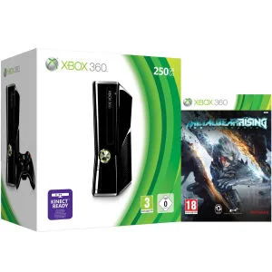 Xbox 360 250GB Matte Black Console: Bundle Includes (Metal Gear Rising: Revengeance) Image 1