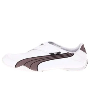 Puma Men's Jiyu Trainers - White/Black - 9 - White/Black Image 1